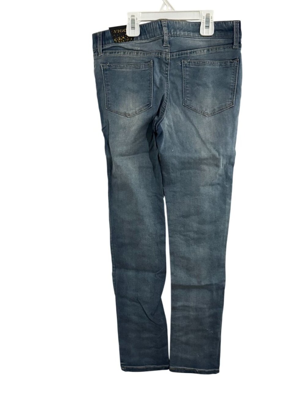 Vigoss Womens Stretch Denim Skinny Jeans With Pom-Pom Details Size 14 Medium Was - Picture 6 of 8